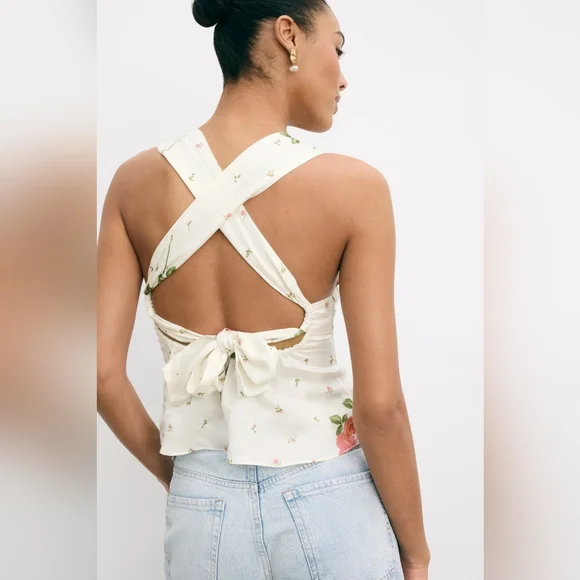 For Love and Lemons Rosebud Corset Top Size Small - Picture 4 of 12